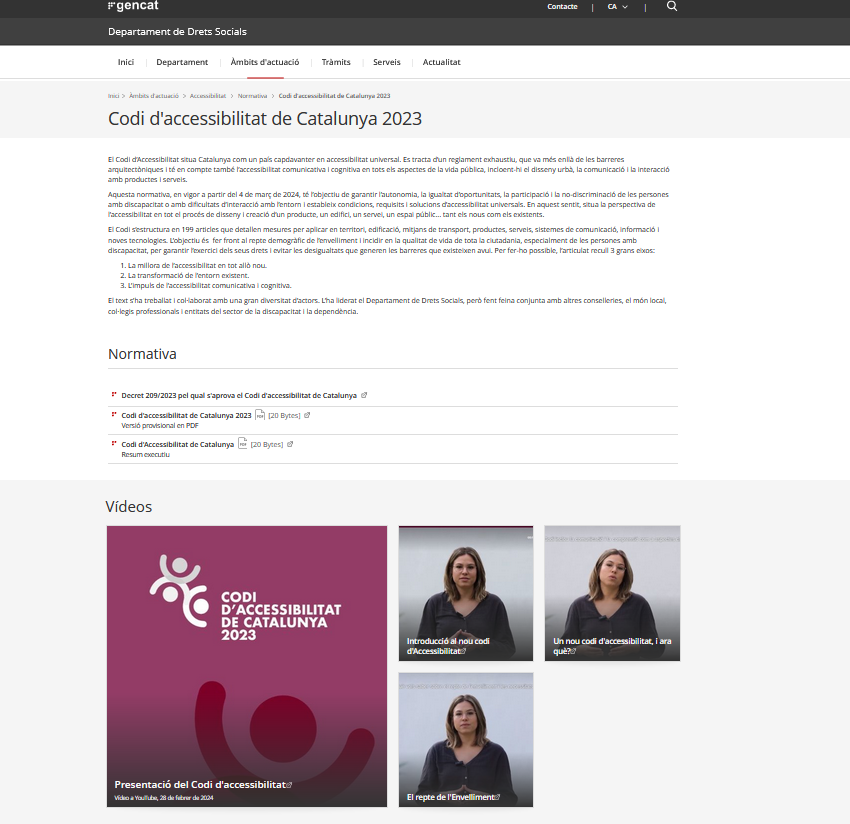 Codi accessibilitat